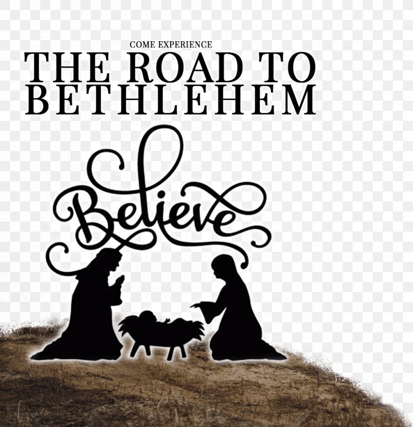 Christmas Nativity Of Jesus Decal Nativity Scene Bethlehem, PNG, 1000x1035px, Christmas, Bethlehem, Black And White, Carnivoran, Christmas Decoration Download Free