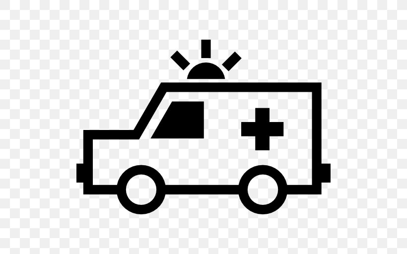 Emergency Call Ambulance Pictogram, PNG, 512x512px, Ambulance, Area, Black And White, Car, Emergency Download Free