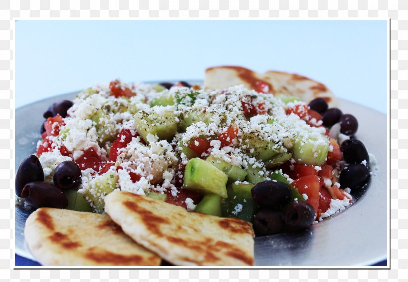 Greek Salad Breakfast Tostada Nachos Vegetarian Cuisine, PNG, 1300x900px, Greek Salad, Appetizer, Breakfast, Cuisine, Dish Download Free