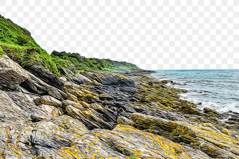 Outcrop Geology Sea Promontory Headland, PNG, 1920x1280px, Watercolor, Cape, Cliff M, Cove, Geology Download Free