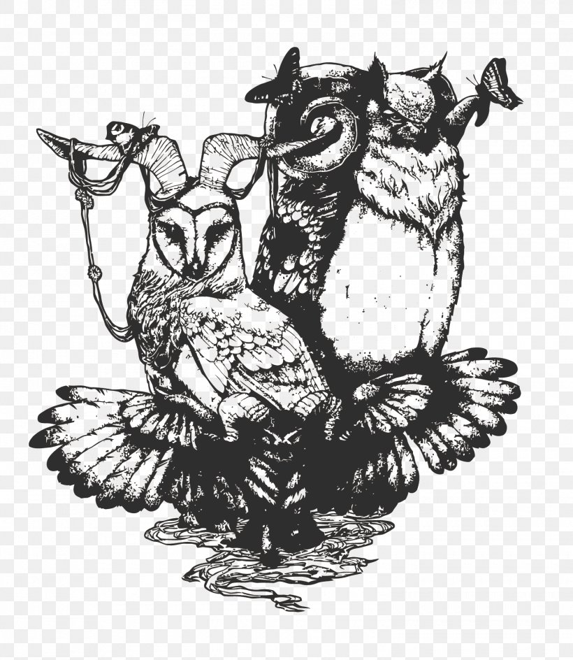 Owl Drawing Art, PNG, 1500x1727px, Owl, Art, Bird, Bird Of Prey, Black And White Download Free
