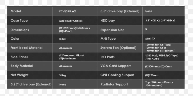 Power Supply Unit Lian Li ATX Mini-ITX Personal Computer, PNG, 1000x500px, Power Supply Unit, Aluminium, Atx, Brand, Computer Hardware Download Free