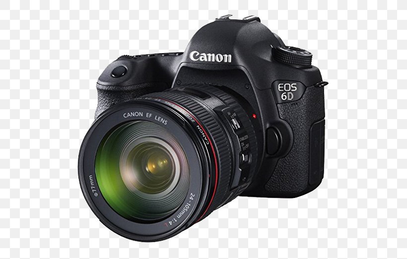 Canon EOS 6D Canon EF Lens Mount Canon EF 24–105mm Lens Full-frame Digital SLR, PNG, 522x522px, Canon Eos 6d, Camera, Camera Accessory, Camera Lens, Cameras Optics Download Free