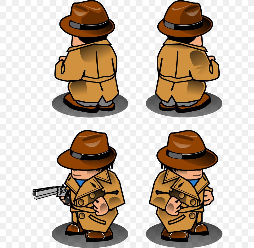 Detective Public Domain Clip Art, PNG, 616x800px, Detective, Cowboy Hat, Fedora, Film Noir, Free Content Download Free