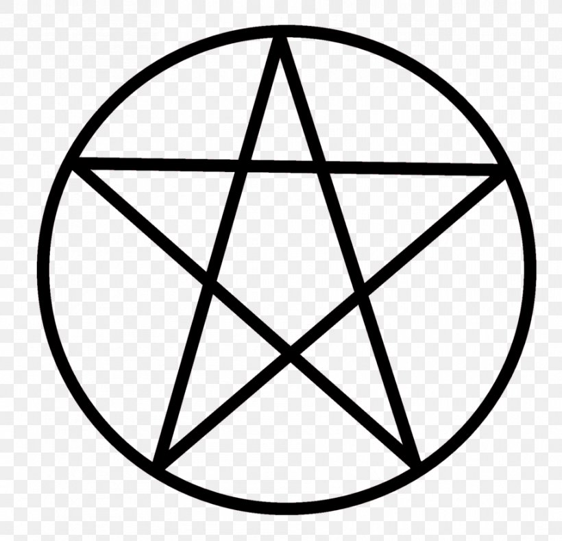 Pentagram Wicca Paganism Symbol Pentacle, PNG, 911x877px, Pentagram, Area, Black And White, Goddess, Line Art Download Free