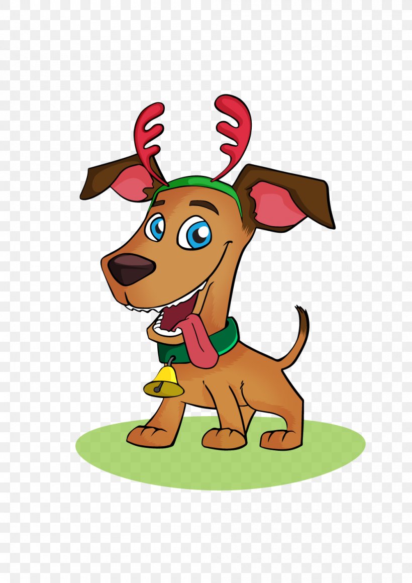 Dog Puppy Christmas Clip Art, PNG, 1000x1415px, Dog, Carnivoran, Cartoon, Christmas, Christmas And Holiday Season Download Free