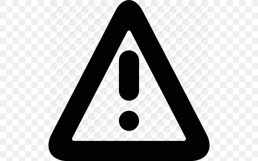 Warning Sign Clip Art, PNG, 512x512px, Warning Sign, Black And White, Brand, Hazard, Ico Download Free