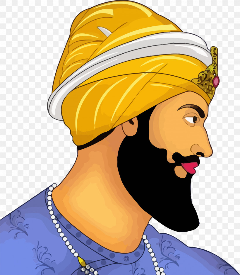 Guru Gobind Singh Jayanti Govind Singh, PNG, 2620x3000px, Guru Gobind Singh Jayanti, Cartoon, Dastar, Govind Singh, Headgear Download Free