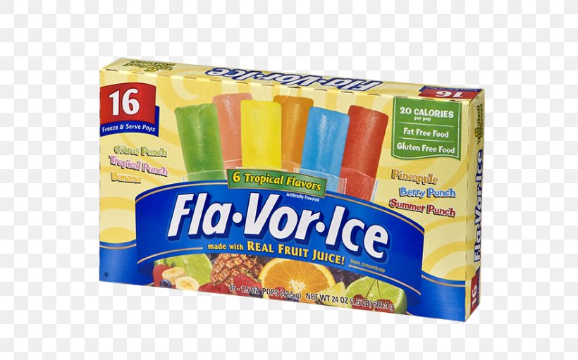 Ice Pop Flavor Fla-Vor-Ice Freezie, PNG, 750x511px, Ice Pop, American Food, Calorie, Convenience Food, Diet Food Download Free