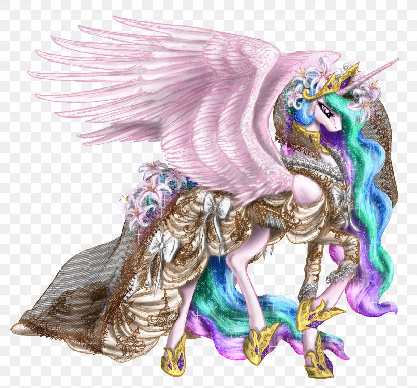 Princess Celestia Pony Princess Luna Drawing Dress, PNG, 3082x2870px, Princess Celestia, Art, Ball Gown, Costume Design, Deviantart Download Free