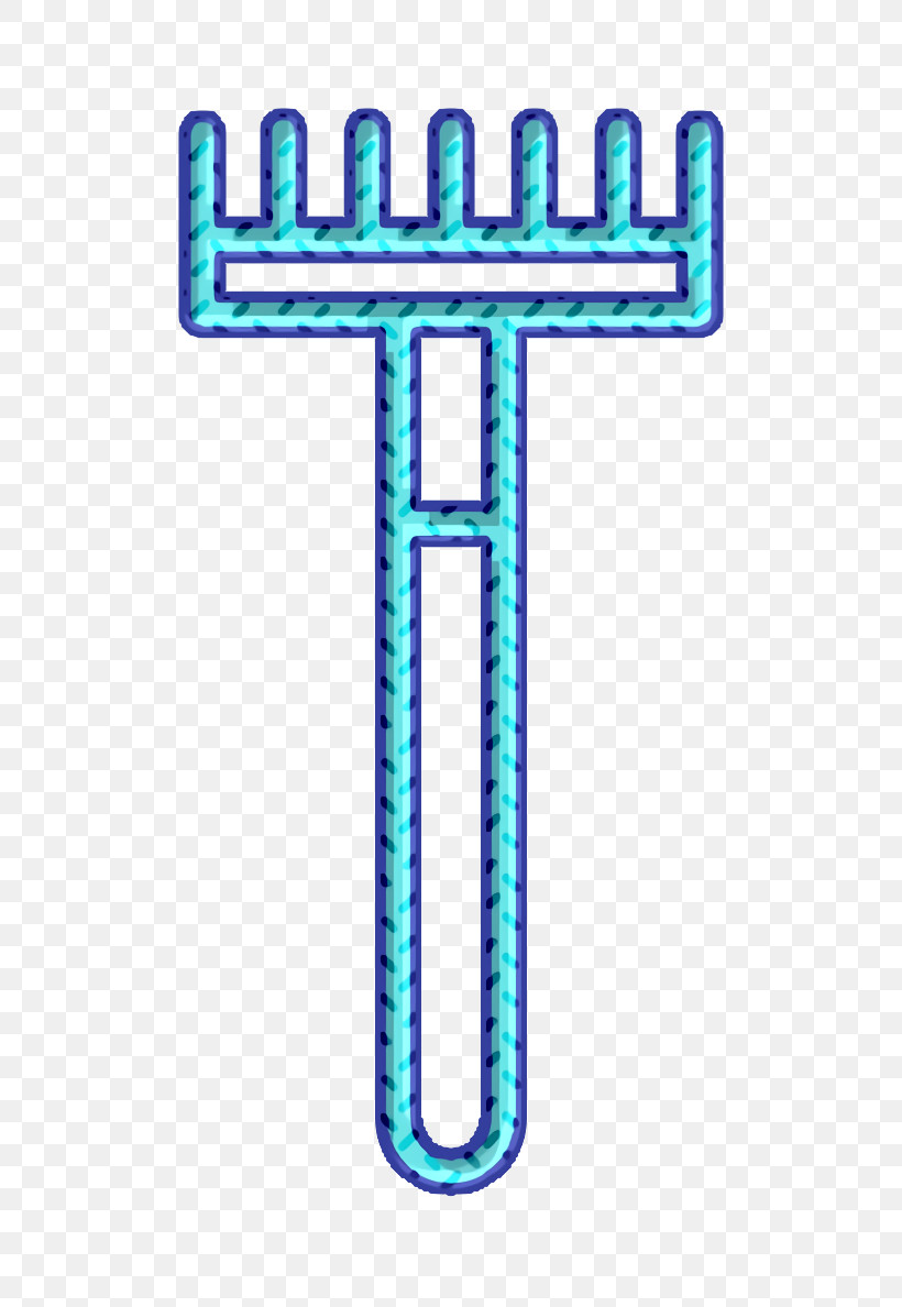 Rake Icon Cultivation Icon, PNG, 596x1188px, Rake Icon, Cultivation Icon, Electric Blue, Turquoise Download Free