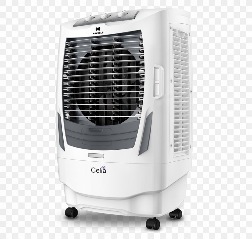 Evaporative Coolers Havells Celia I Desert Air Cooler Havells Celia 55-Litre Cooler Havells 70 L Freddo I Desert Cooler, PNG, 1200x1140px, Evaporative Coolers, Cooler, Fan, Havells, Home Appliance Download Free