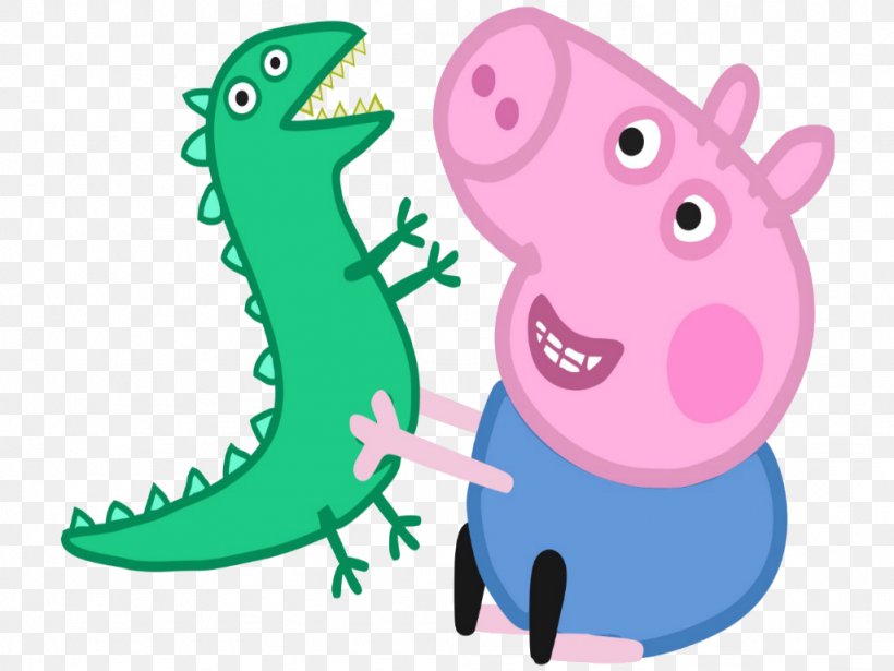 Mummy Pig Daddy Pig George's New Dinosaur, PNG, 1024x768px, Pig, Baby Alexander, Birthday, Cartoon, Child Download Free