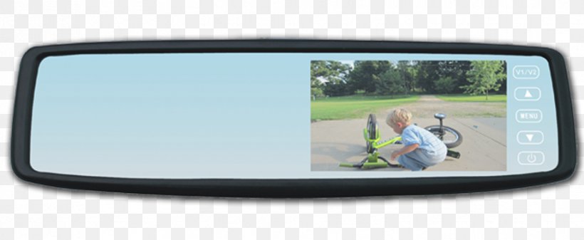 Rear-view Mirror Car Backup Camera Computer Monitors Display Device, PNG, 918x378px, Rearview Mirror, Auto Part, Automotive Exterior, Automotive Mirror, Backup Camera Download Free