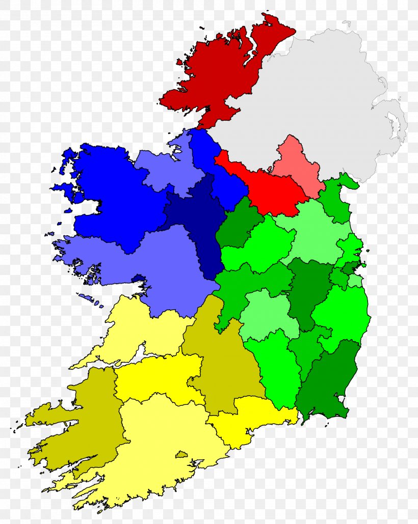 Republic Of Ireland Counties Of Ireland Map Irish County Png