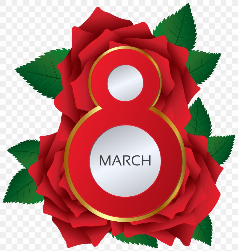 Rose March 8 Clip Art, PNG, 5878x6195px, International Women S Day, Christmas Ornament, Drawing, Flower, Greeting Note Cards Download Free
