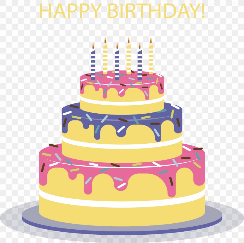 Birthday Cake Layer Cake Cream Pie Torte, PNG, 2354x2346px, Birthday Cake, Artworks, Birthday, Buttercream, Cake Download Free