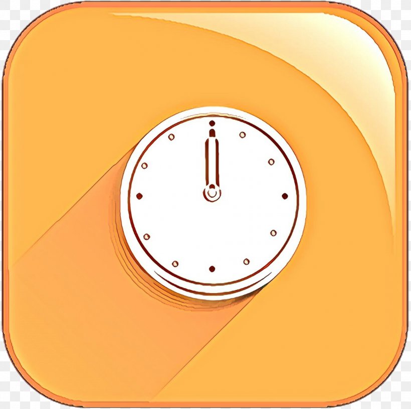 Product Design Font Line Clock, PNG, 1881x1870px, Clock, Home Accessories, Orange, Wall Clock Download Free