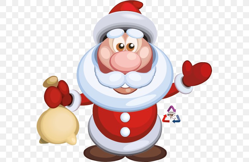 Santa Claus Cartoon Christmas Ornament, PNG, 579x534px, Santa Claus, Animaatio, Animated Film, Cartoon, Christmas Download Free
