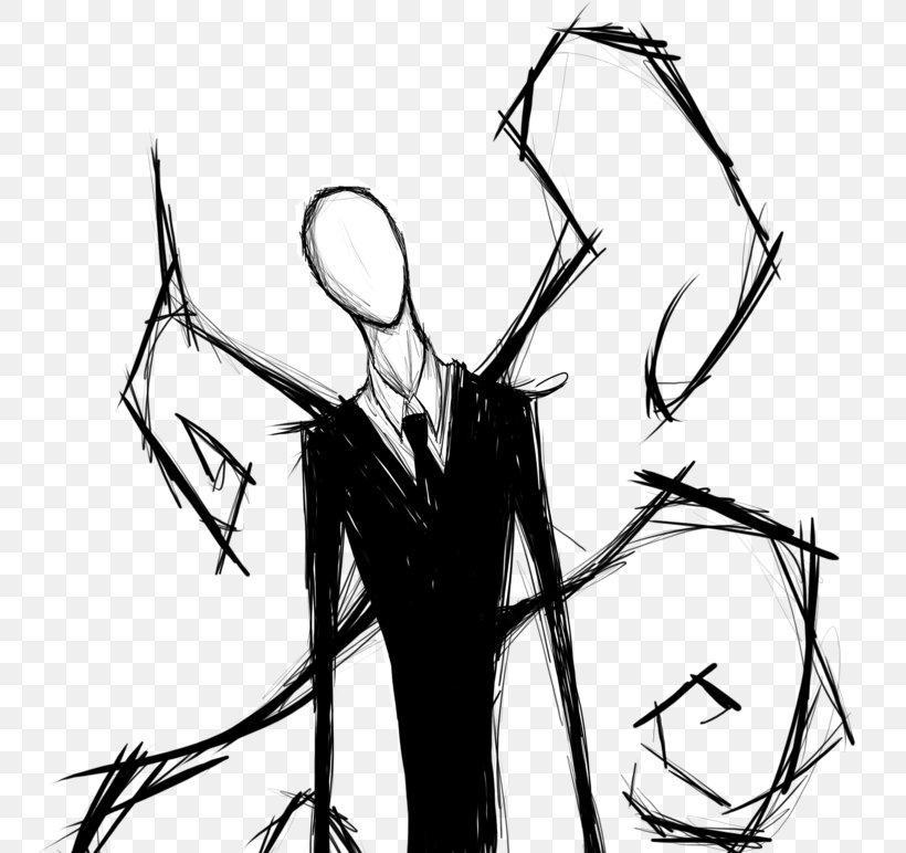 Slender The Eight Pages Slenderman Drawing Fan Art, PNG, 800x772px