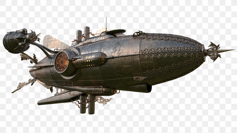 Steampunk City Airplane Airship Aircraft, PNG, 1920x1080px, Steampunk City, Aircraft, Aircraft Engine, Airplane, Airship Download Free