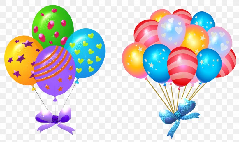 Toy Balloon Party Clip Art, PNG, 3000x1781px, Toy Balloon, Balloon, Birthday, Child, Cluster Ballooning Download Free