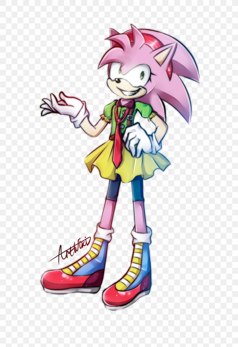 Amy Rose Knuckles The Echidna Sonic & Sega All-Stars Racing Sonic & Knuckles Hedgehog, PNG, 1100x1600px, Watercolor, Cartoon, Flower, Frame, Heart Download Free