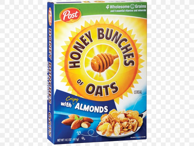 Honey Bunches Of Oats With Almonds Cereal Breakfast Cereal Honey Bunches Of Oats Cereal Nutrition Facts Label, PNG, 1200x900px, Breakfast Cereal, Convenience Food, Corn Flakes, Cuisine, Flavor Download Free