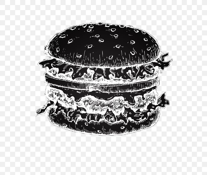 Hamburger Fast Food Cheeseburger Drawing, PNG, 692x692px, Hamburger, Black, Black And White, Blackboard, Cheeseburger Download Free