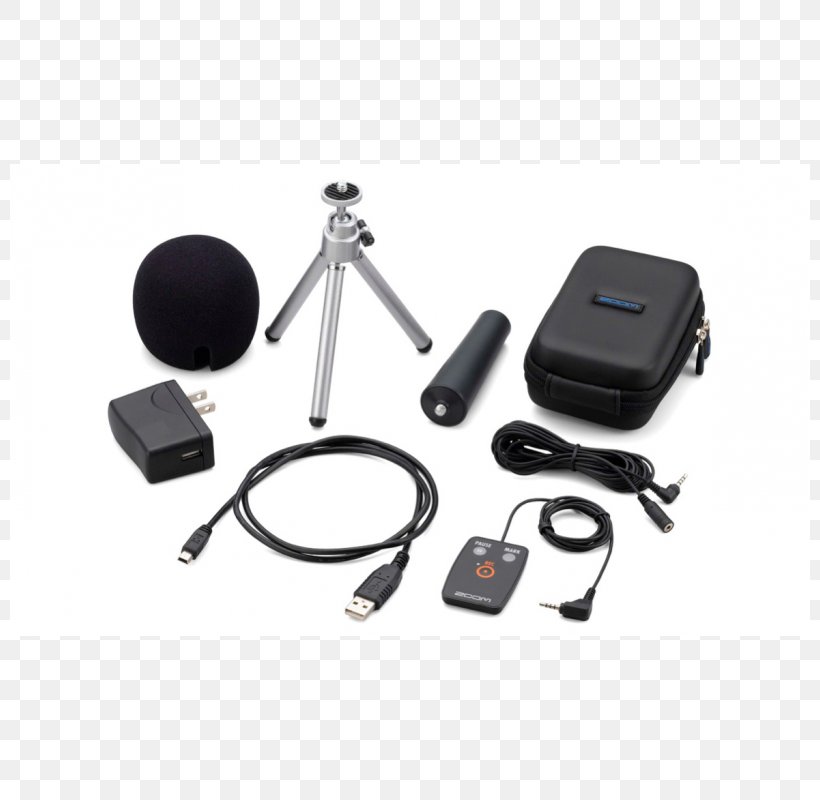 Microphone Zoom Corporation Zoom H4n Handy Recorder Zoom H1 Zoom H2n Handy Recorder, PNG, 800x800px, Microphone, Audio, Camera Accessory, Digital Recording, Electronics Download Free