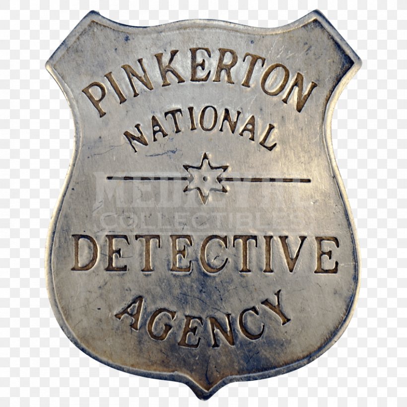 Badge Pinkerton American Frontier Detective Police, PNG, 850x850px, Badge, Allan Pinkerton, American Frontier, Detective, Label Download Free