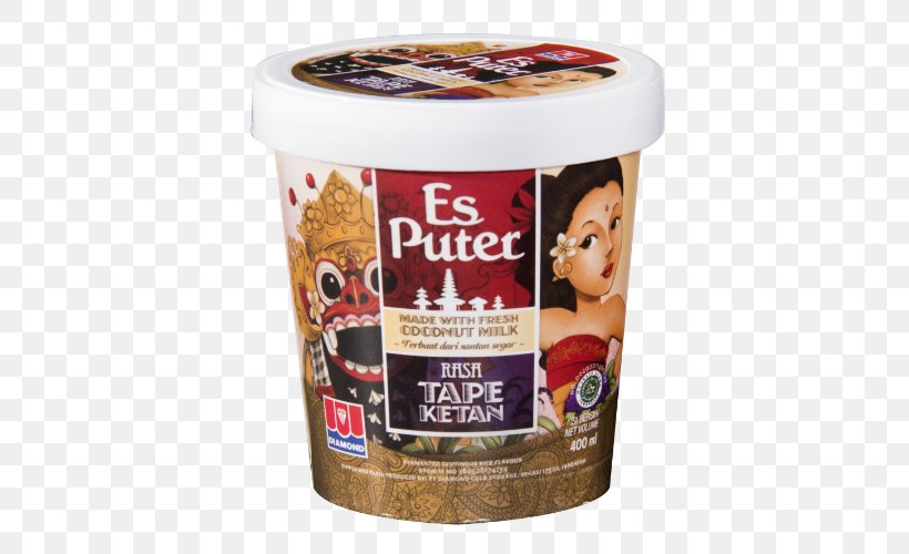 Es Puter Ice Cream Coconut Milk Frozen Dessert, PNG, 500x500px, Ice Cream, Coconut, Coconut Milk, Dairy Product, Dairy Products Download Free