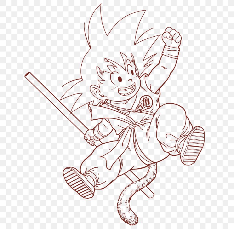Goku Drawing Coloring Book Dragon Ball Image, PNG, 800x800px, Watercolor, Cartoon, Flower, Frame, Heart Download Free