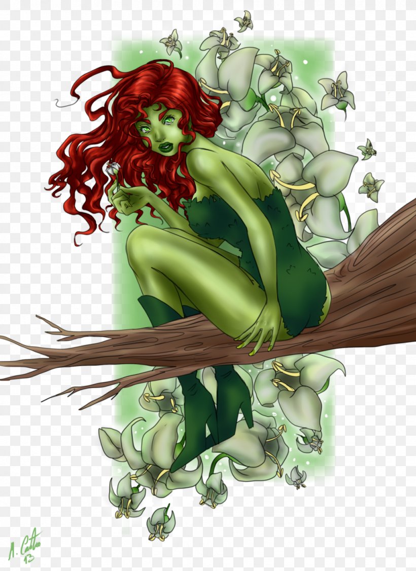 Poison Ivy The Poisonous Flower Art, PNG, 1024x1408px, Watercolor, Cartoon, Flower, Frame, Heart Download Free