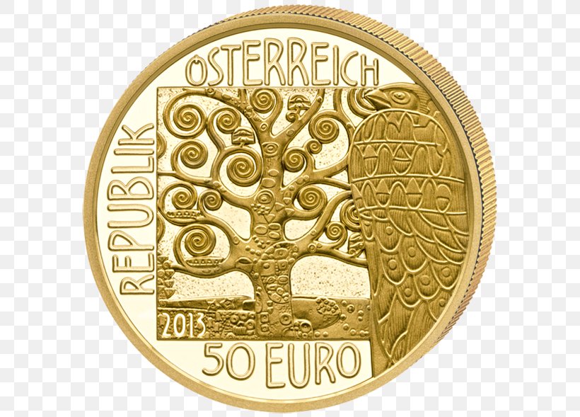 Coin Of The Year Award Expectation Austrian Mint Gold Coin, PNG, 600x589px, 50 Cent Euro Coin, Coin Of The Year Award, Art Nouveau, Artist, Austrian Mint Download Free