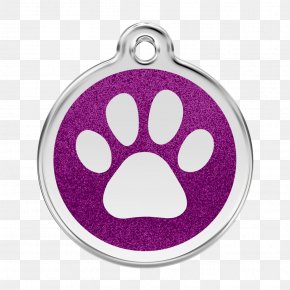 Red Paw - Dog Dingo Pet Tag Cat PNG