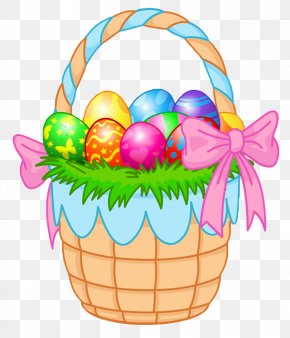 Easter Bunny - Easter Bunny Easter Basket Clip Art PNG