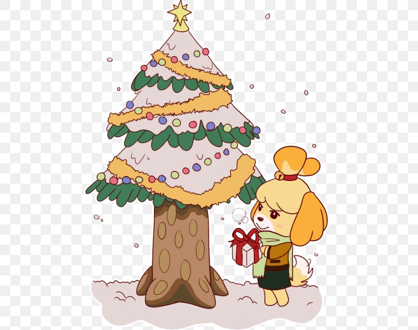 Greeting & Note Cards Animal Crossing: New Leaf Christmas Tree Welcome, PNG, 500x647px, Greeting Note Cards, Animal Crossing, Animal Crossing New Leaf, Art, Cartoon Download Free