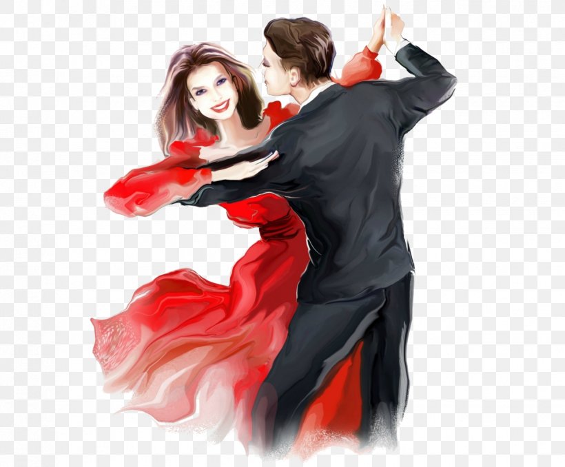 Ballroom Dance Drawing Salsa Waltz, PNG, 1237x1024px, Watercolor, Cartoon, Flower, Frame, Heart Download Free