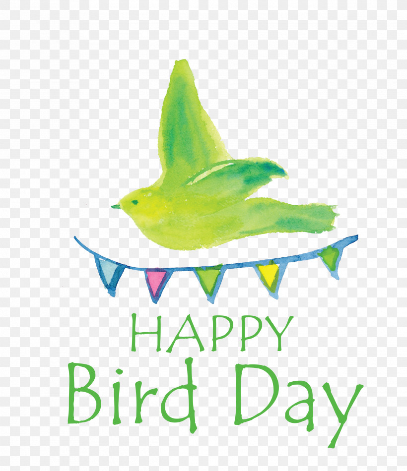 Bird Day Happy Bird Day International Bird Day, PNG, 2588x3000px, Bird Day, Beak, Biology, Drawing, Green Download Free