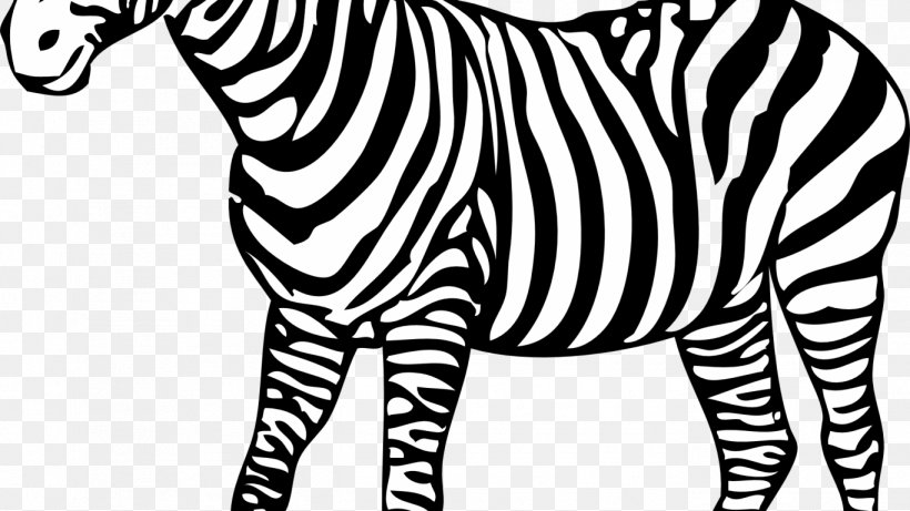 Clip Art Illustration Zebra Image Free Content, PNG, 1366x768px, Zebra, Animal, Animal Figure, Big Cats, Black And White Download Free
