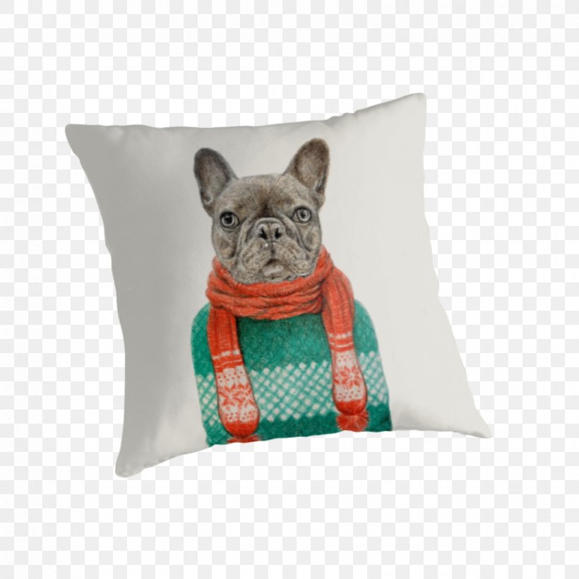 French Bulldog Dog Breed Throw Pillows Cushion, PNG, 875x875px, French Bulldog, Breed, Bulldog, Carnivoran, Cushion Download Free