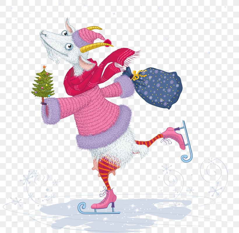 Goat Sheep Ice Rink Ice Skating, PNG, 800x800px, Goat, Art, Bird, Fictional Character, Figure Skating Download Free