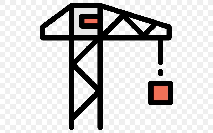 Crane Icon, PNG, 512x512px, Scalable Vector Graphics, Architectural Engineering, Area, Baustelle, Crane Download Free