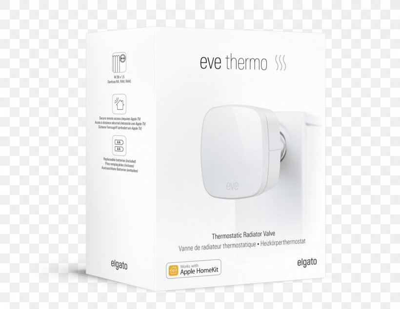 Wireless Access Points Elgato Eve Thermo Thermostatic Radiator Valve Bluetooth Low Energy, PNG, 1270x982px, Wireless Access Points, Apple, Audio Equipment, Bluetooth, Bluetooth Low Energy Download Free