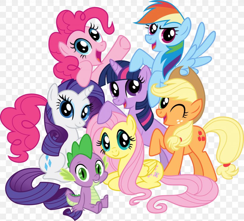 My Little Pony Pinkie Pie Twilight Sparkle Fluttershy, PNG, 2472x2246px, Pony, Animal Figure, Applejack, Art, Cartoon Download Free