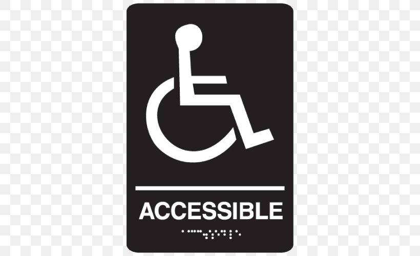 ADA Signs Accessibility Disability Americans With Disabilities Act Of 1990, PNG, 500x500px, Ada Signs, Accessibility, Accessible Toilet, Braille, Brand Download Free