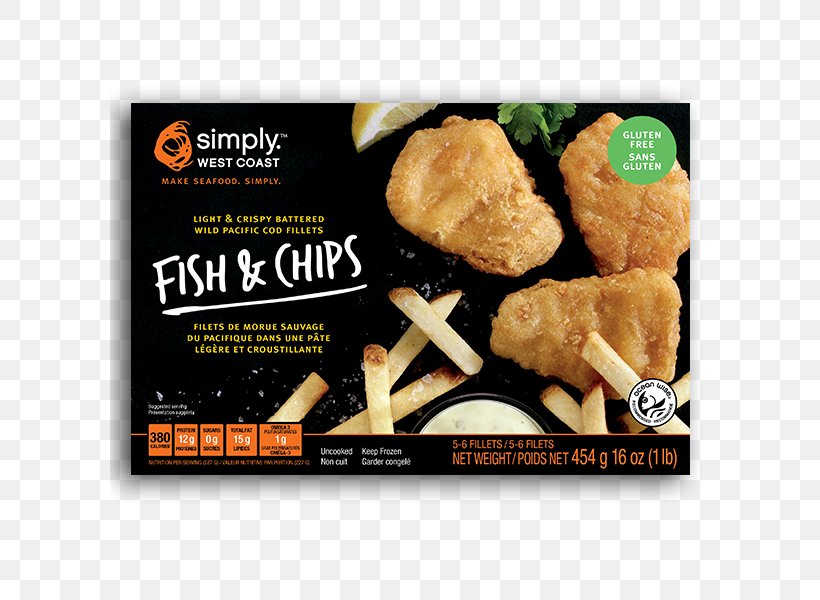 Fish And Chips Fast Food West Coast Of The United States Chicken Nugget Pacific Cod, PNG, 600x600px, Fish And Chips, Atlantic Cod, Batter, Chicken Nugget, Cod Download Free