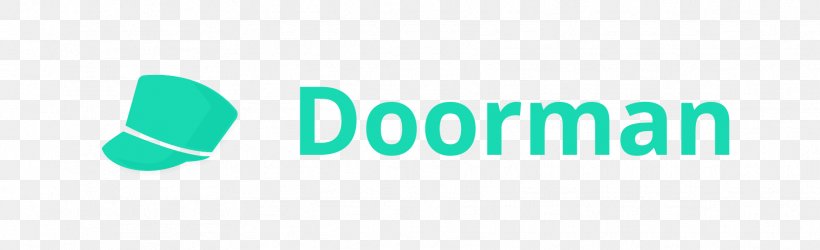 Logo Package Delivery Doorman Mail, PNG, 1824x557px, Logo, Aqua, Brand, Business, Cargo Download Free