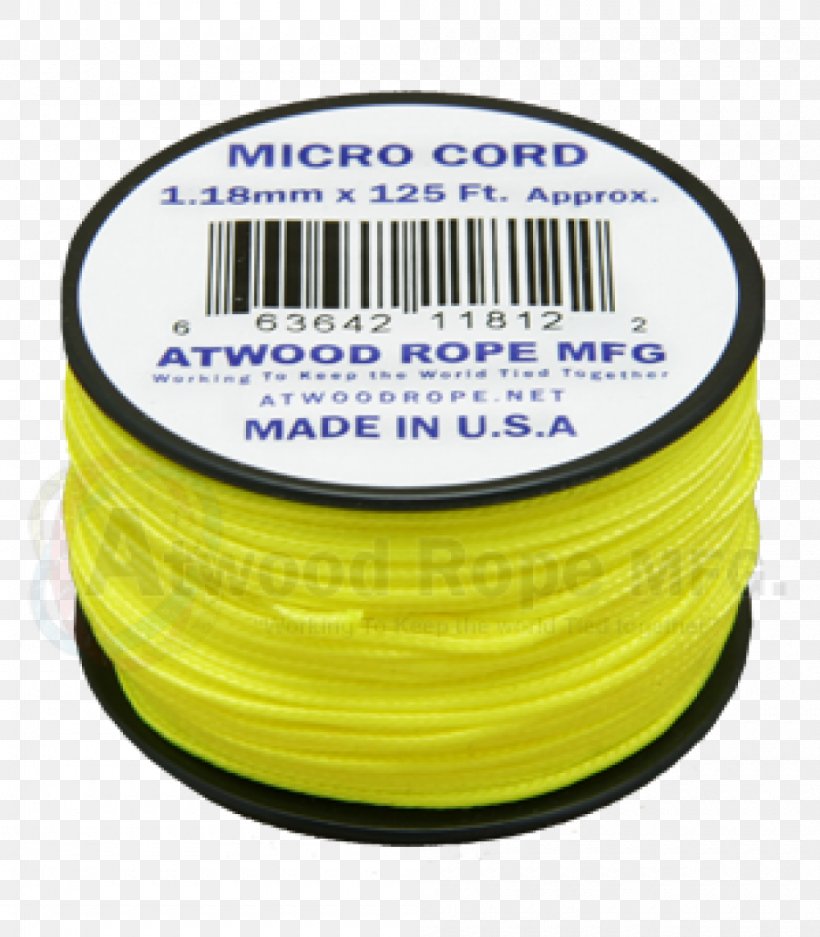 United States Of America Yellow Parachute Cord Product Font, PNG, 1000x1143px, United States Of America, Hardware, Material, Millimeter, Parachute Cord Download Free